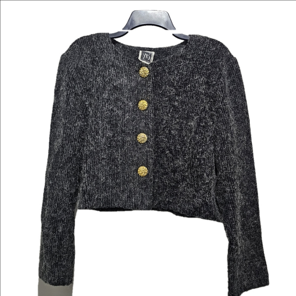 Vintage YES USA Wool Cardigan